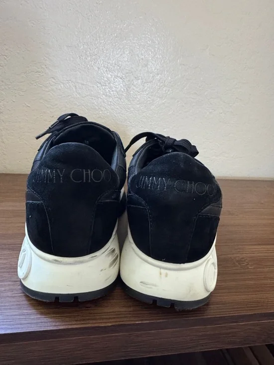 Jimmy Choo Black Raine Sneakers - Picture 3 of 8